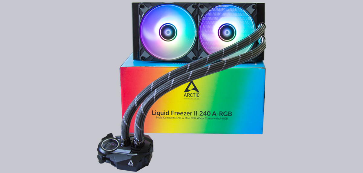 ARCTIC Liquid Freezer II 240 A-RGB - Multi-Compatible All-in-one CPU  ACFRE00093A