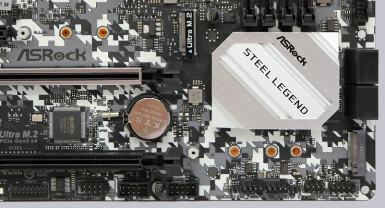 Asrock b450m steel legend не видит m2