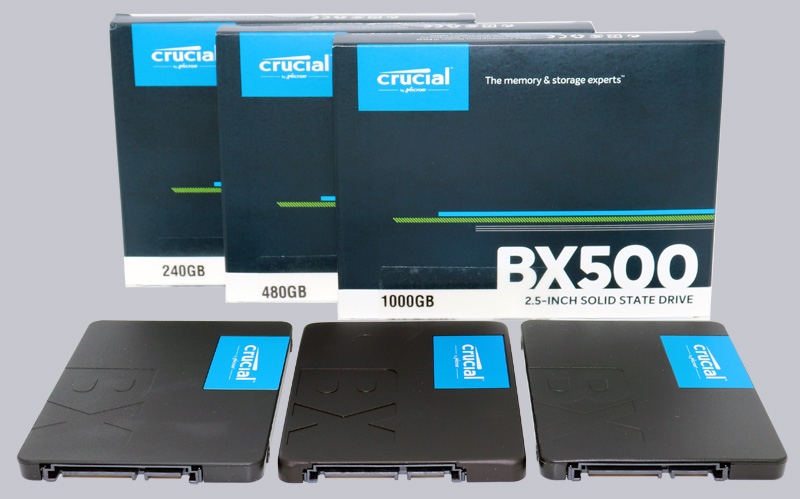 Crucial BX500 2.5 Internal SSD (480GB, 500GB)