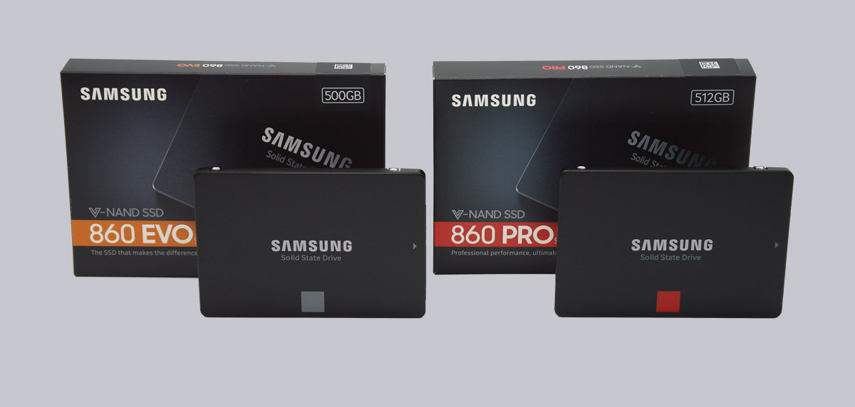 Samsung SSD 860 vs Samsung SSD 860 Evo Review Layout, design features